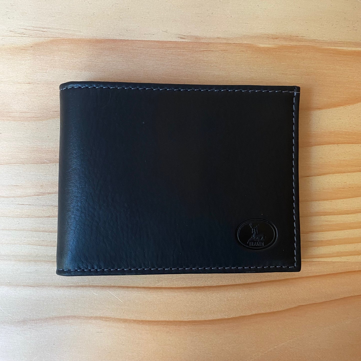 Portefeuille noir slim