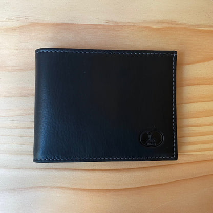 Portefeuille noir slim