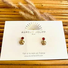 Charger l&#39;image dans la galerie, Boucles d&#39;oreilles Belle cornaline
