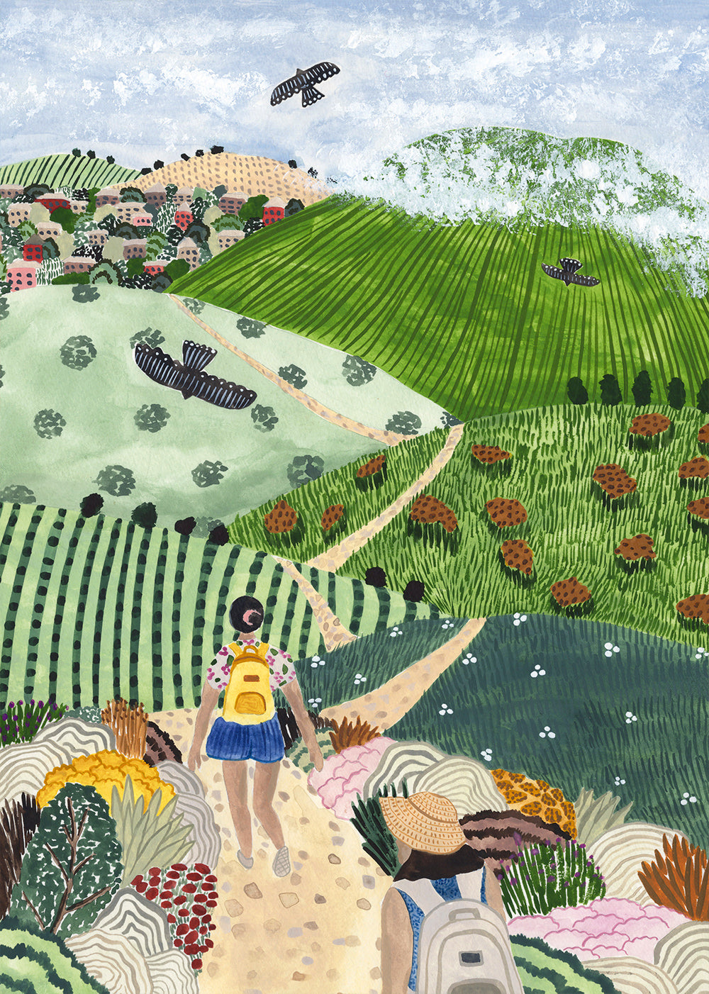 Puzzle Wine Country Hike 1000 pièces