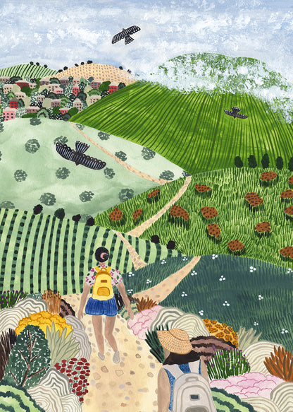 Puzzle Wine Country Hike 1000 pièces