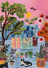 Charger l&#39;image dans la galerie, Puzzle Chefchaouen cats Morocco 1000 pièces
