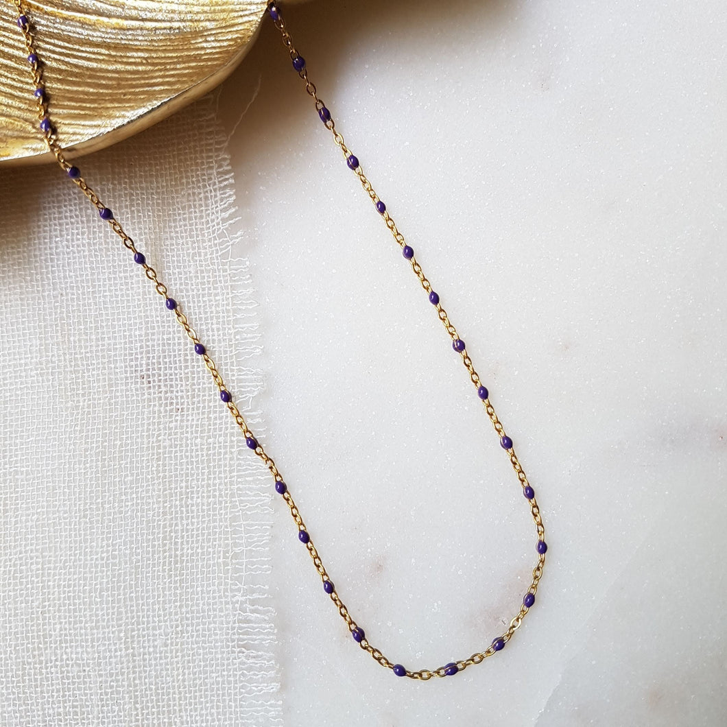 Collier Julia (couleur au choix)
