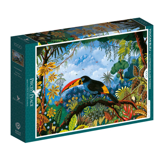 Puzzle Toucan Bleu 1000 pièces