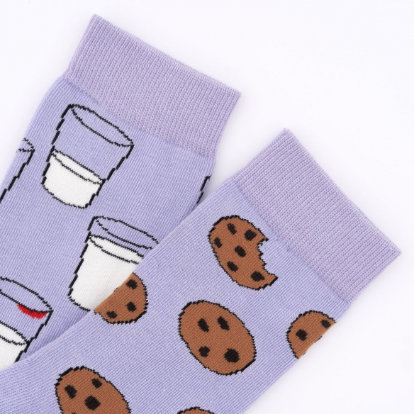 Chaussettes Cookies et Verres de lait T35-44