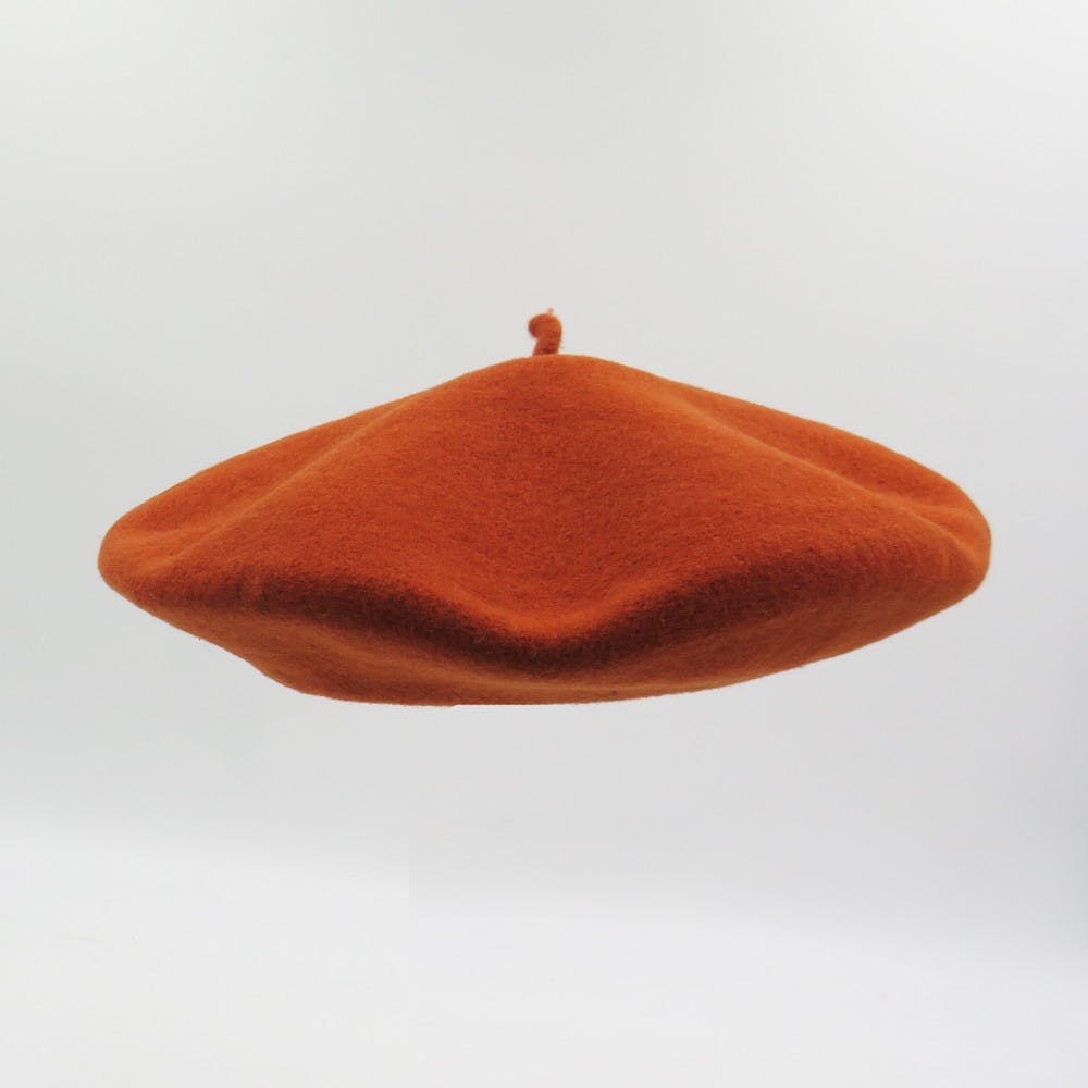 Béret caramel 100% laine - TU