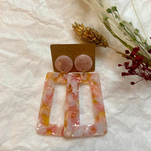 Charger l&#39;image dans la galerie, Boucles d’oreilles Romy rose
