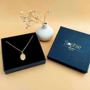 Collier La passionnée quartz rose