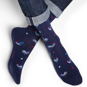 Chaussettes coqs tricolores T39/42 / T43/46 - Do you speak français ?