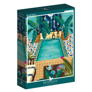Puzzle Blue Riad 1000 pièces