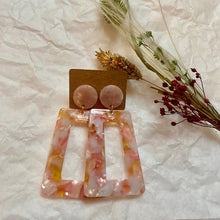 Charger l&#39;image dans la galerie, Boucles d’oreilles Romy rose
