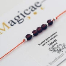 Charger l&#39;image dans la galerie, Bracelet pierres semi-précieuses (mois au choix)
