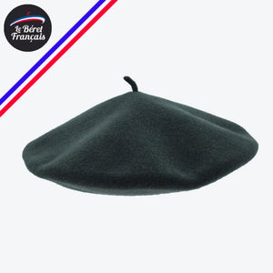 Béret gris roche 100% laine - TU