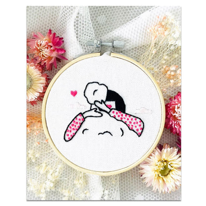 Kit de broderie Tu me manques