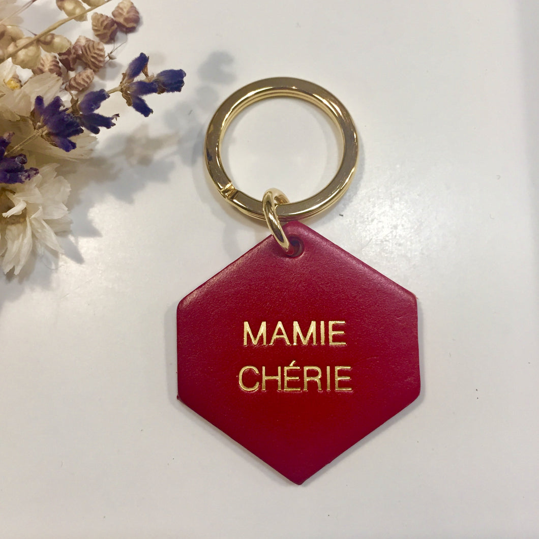 Porte-clés Mamie chérie - Do you speak français ?