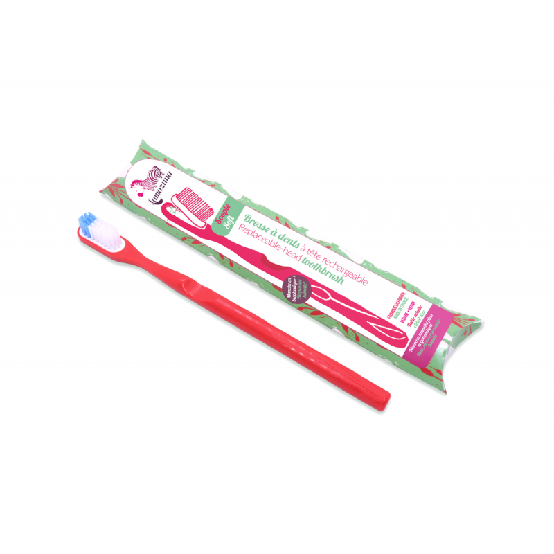 Brosse à dents écologique à tête rechargeable (coloris au choix) - Do you speak français ?