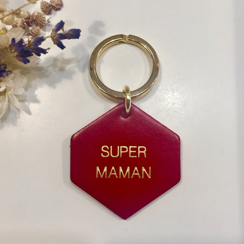 Porte-clés Super maman - Do you speak français ?