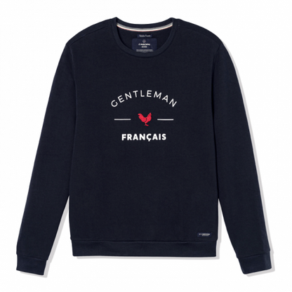 Sweat Gentleman Français bleu - Do you speak français ?