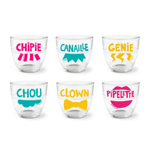 Verres Duralex "Môme" série 1 - Do you speak français ?