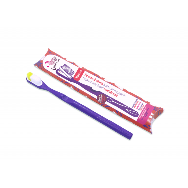 Brosse à dents écologique à tête rechargeable (coloris au choix) - Do you speak français ?